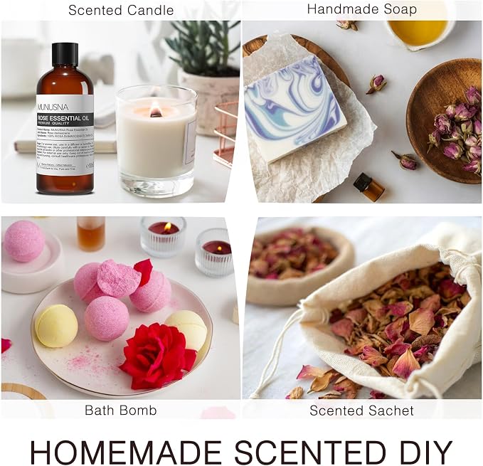 Rose Essential Oil 100ML, 100% Pure Natural Rose Oil - Image 9