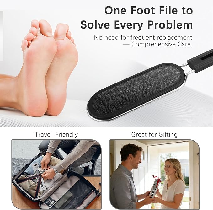 FREATECH Nano Glass & Stainless Steel Foot File 2-in-1 Foot Rasp - Image 6