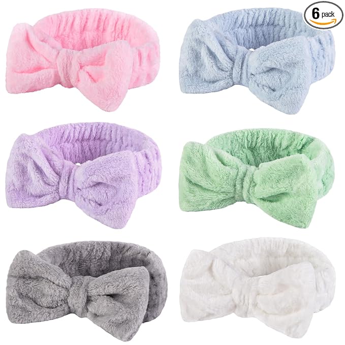 Shindel 6Pack Spa Headbands, Skincare & Makeup Headbands by Shindel