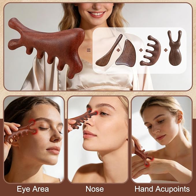 ProSuites Wooden Meridian Massage Body Brush - Image 4