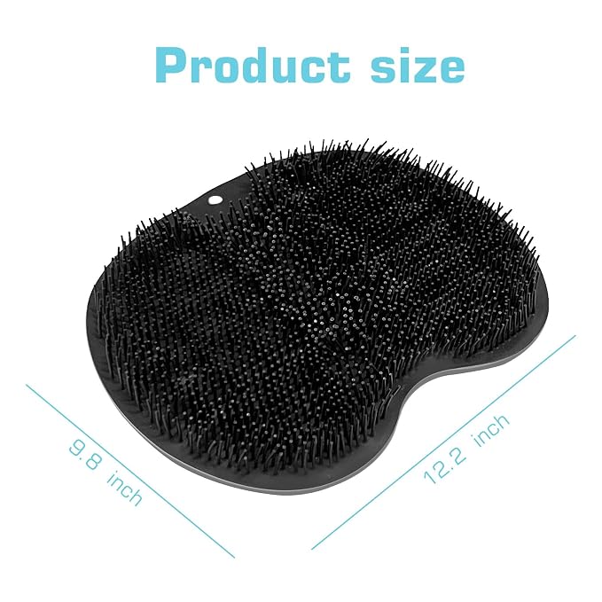 Shower Foot Scrubber Mat Back Washer Back Exfoliating Bath Wash Pad Wall - Image 7