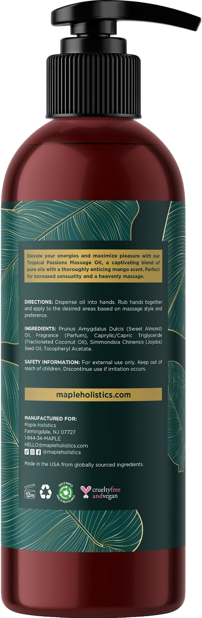 Tropical Sensual Massage Oil for Couples - Image 4