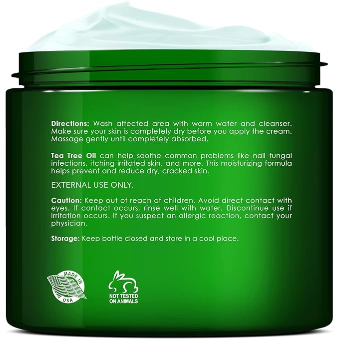 New York Biology Tea Tree Oil Foot Cream - Image 3