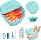 Pedicure Foot Spa with Bubble and Heat, Collapsible Foot Soaking Tub with by Unknown
