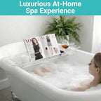 Expandable Bathtub Tray Caddy, Foldable Bath Table Trays, Bathtub & Bathroom - Image 6