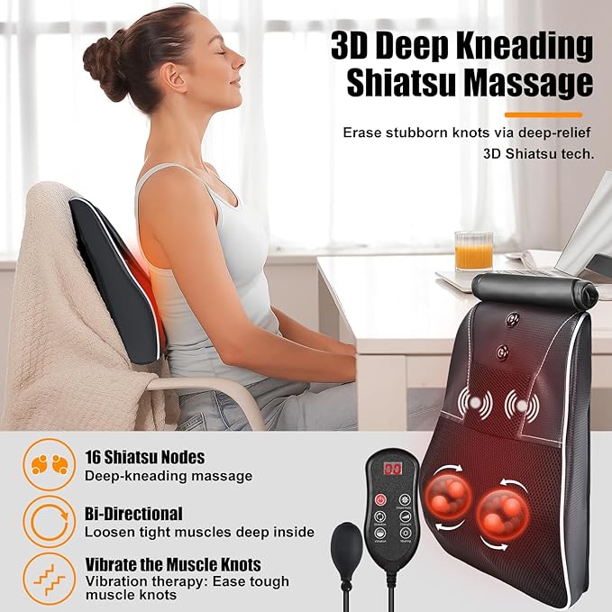 Shiatsu Neck and Back Massager - Image 6