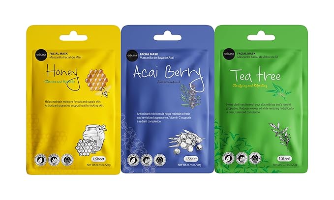 Celavi Essence Facial Sheet Face Mask Variety Set Classic Authentic Korean - Image 3