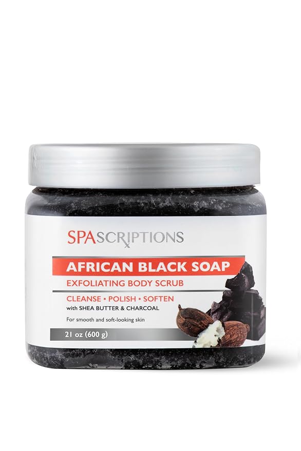 SpaScriptions African Black Soap Sugar Scrub - Image 9