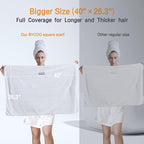 Large Microfiber Hair Towel Wrap - Image 2