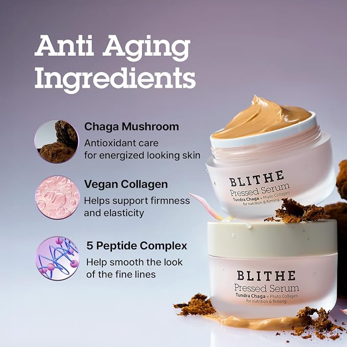 BLITHE Pressed Serum Tundra Chaga | Korean Moisturizer | Anti Aging & Skin - Image 6