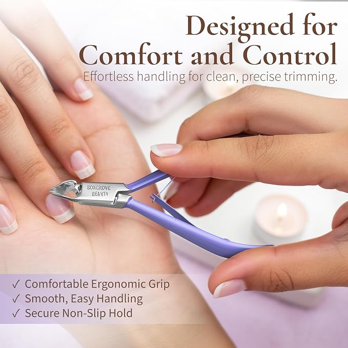 Professional Cuticle Cutter & Pusher Trimmer Manicure Tools - Image 7