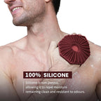iTokGoK® Premium Silver-Infused Double-Sided Design 2-in-1 Silicone Body Brush - Image 2