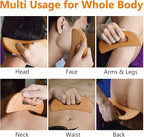 FKYzixeh Lymphatic Drainage Massager, Wooden Gua Sha Tool - Image 3