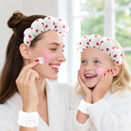 Zkptops Spa Headband for Washing Face Wristband Set Sponge Makeup Skincare - Image 7