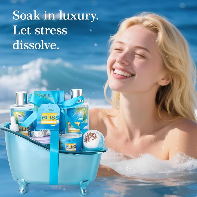 Gift Baskets for Women Spa Gift Baskets for Men Bath and Body Gift Set for Her - Image 7