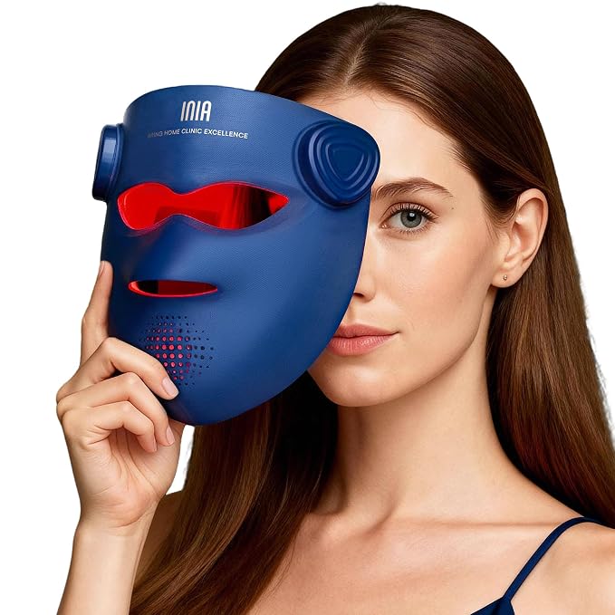 INIA Glow 4D Wireless Red Light Therapy Mask by INIA