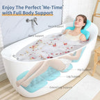 Luxury Bath Cushion, Full Body Bathtub Pillow - Image 3