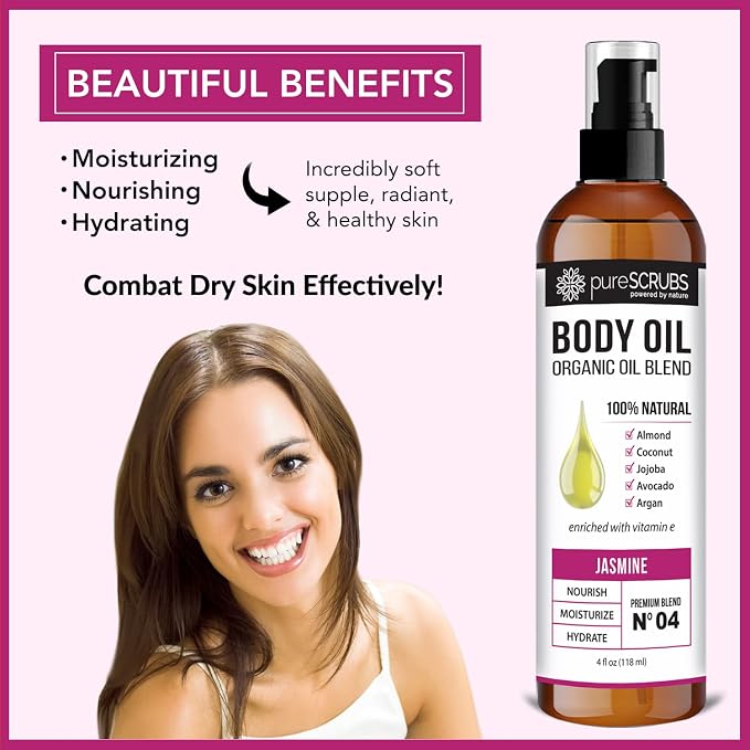 pureSCRUBS Ultra Moisturizing Jasmine Body Oil Spray - Image 3