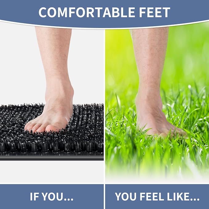 Yolife Shower Foot Scrubber Mat, Anti-Slip Bath Mat - Image 7