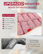 Comfytemp Heating Pad for Neck and Shoulders and Back, 2.6lb Weighted Electric - Image 3