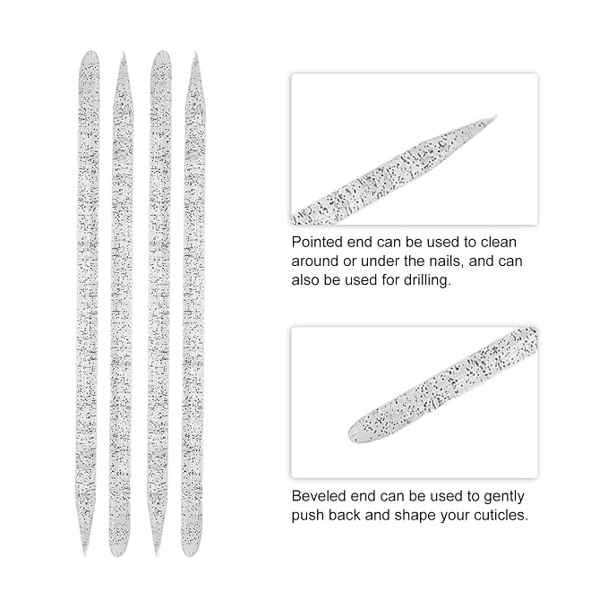 100 pieces disposable cuticle pusher, cuticle pusher remover cleaner - Image 5