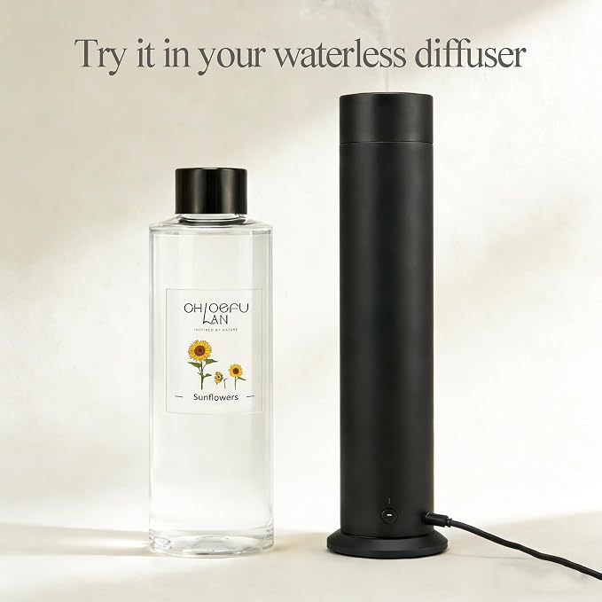 Chloefu LAN Sunflowers Scented Oil Diffuser Refill 200ml/6.76 fl oz Air - Image 2