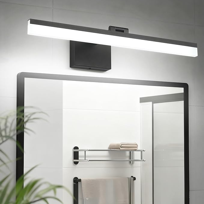 SOLFART Dimmable Black Vanity Light Bar Lighting Fixtures Modern Bathroom Light - Image 2