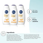 NIVEA Refreshing White Peach and Jasmine Body Wash - Image 13