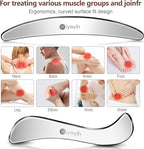 5-in-1 Stainless Steel Muscle & Fascia Scraper Tool Set, - Image 2