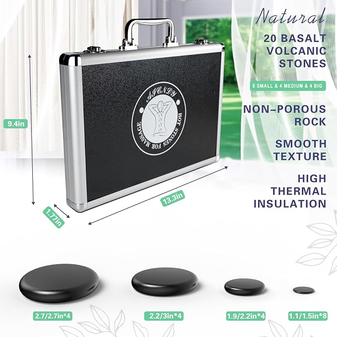 AICNLY Hot Stones Massage Set - Image 4