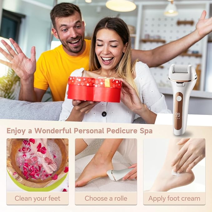 Electric Foot Callus Remover Rechargeable Pedicure Kit - Image 8