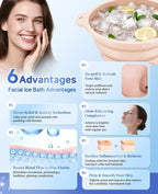 Face Bowl for Ice with Built-in Ice Tray – Collapsible Silicone Facial Ice Bath - Image 5