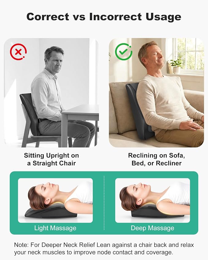 Snailax Cordless Shiatsu Neck Massager - Image 4