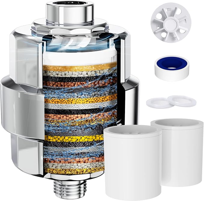 Shower Filter, EMBATHER 20 Stage Shower Head Filter by EMBATHER