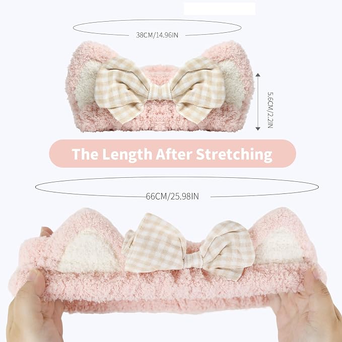 PERFECTSIGHT Kawaii Headband for Spa, Washing Face, Party - Image 6