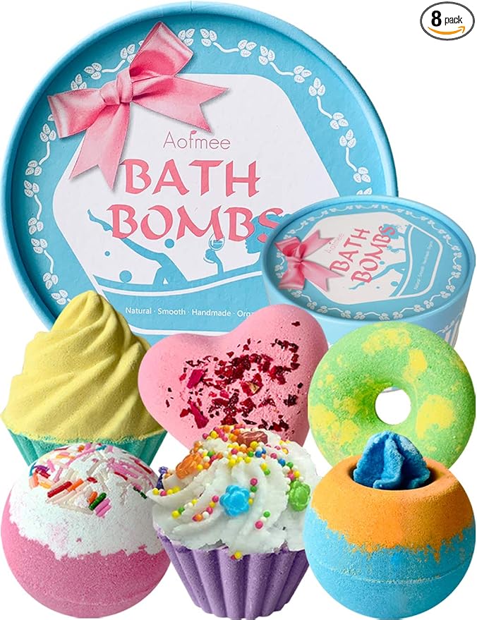 Aofmee Bath Bombs, Handmade Fizzies Bathbombs by Aofmee