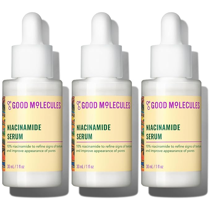 Good Molecules Niacinamide Serum Pack 3 – 30 ml Each | 10% Niacinamide Serum to by GoodMolecules