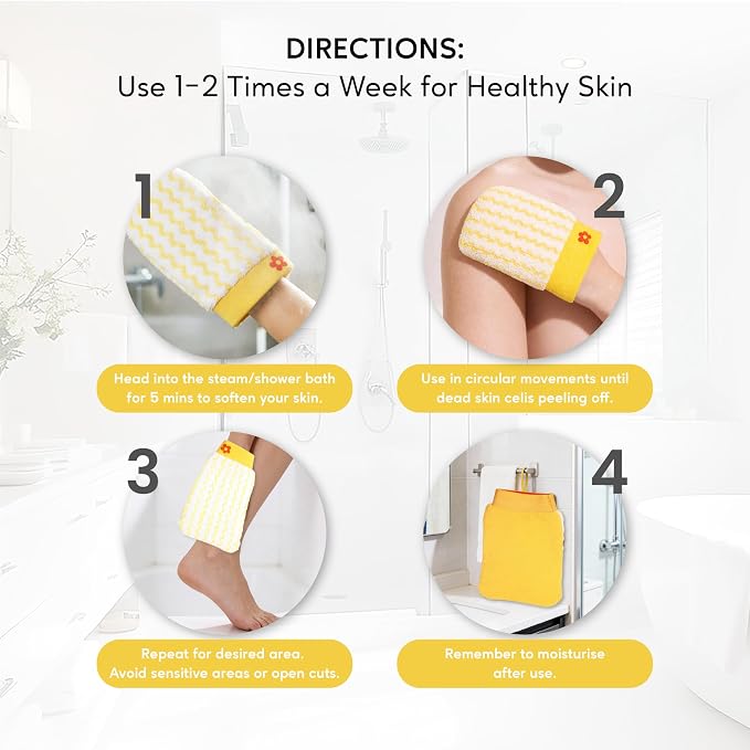 Not So Kitty Exfoliating Glove for Body Scrub - Image 3