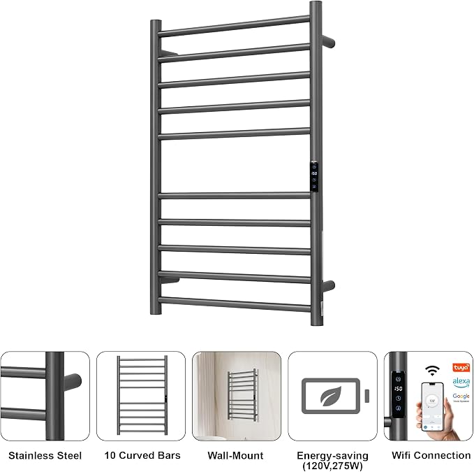 Electric Towel Rack with Voice Control - Image 7