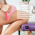 AICNLY Large Gua Sha Massage Tool, Lymphatic Drainage Massager, Muscle Scraping - Image 2