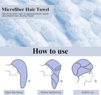 Hair Drying Towels, 19.7x31.5 inch Hair Towels - Image 3