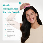 HEETA Scalp Massager 2 Pack for Hair Growth, Soft Silicone Bristles to Remove - Image 2