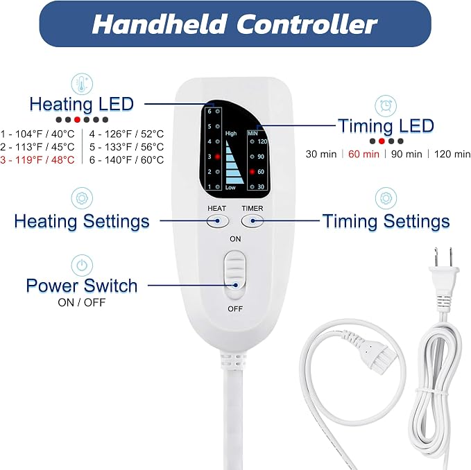 24x20 Inch Electric Heating pad - Image 4