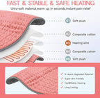 Heating Pad for Period Cramps, Heating Pad for Back/Neck/Shoulder Muscle Pain - Image 2