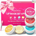 4 Pack Lip Mask Set, Hydrating Lip Mask Overnight by SHVYOG