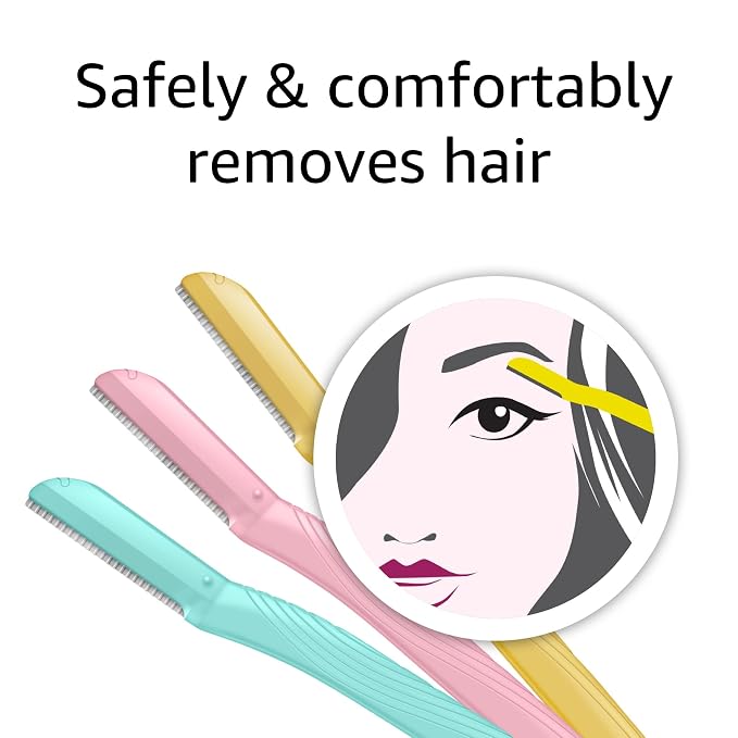 Amazon Basics Dermaplane Razor, Peach Fuzz Remover, Face Shaver - Image 4