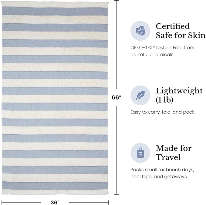 Lightweight Turkish Beach Towel - Image 5