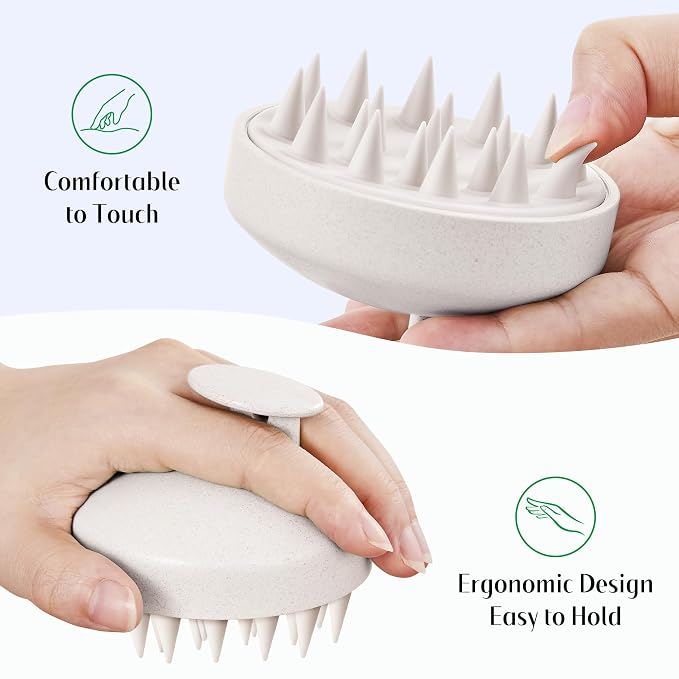 HEETA Scalp Scrubber Shampoo Brush, Scalp Massager Tool - Image 4