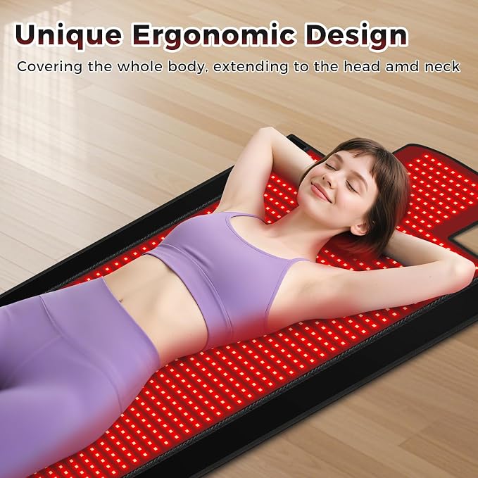 LITDUCK Body Red Light Therapy Mat, Eligible Red Light Therapy Blanket - Image 6