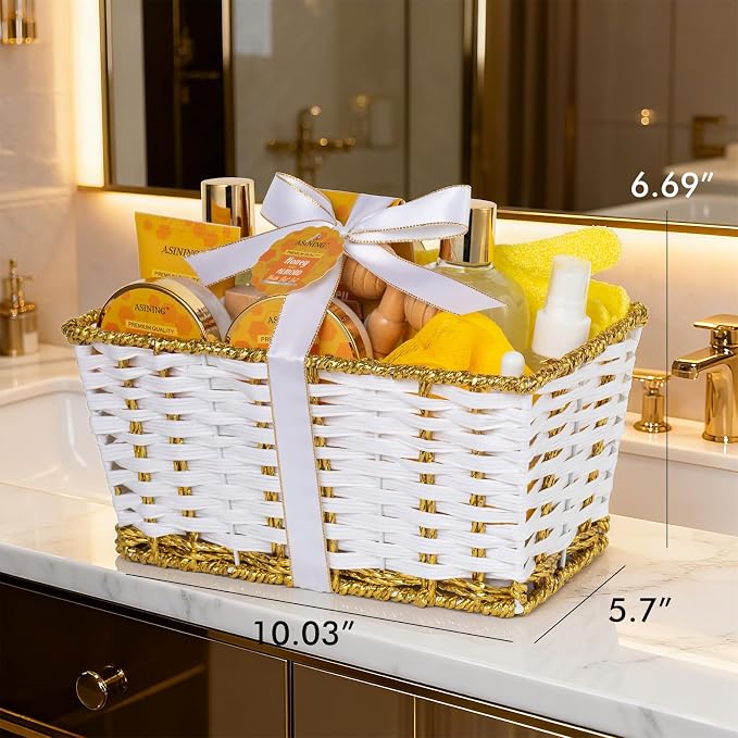 17-Piece Mothers Day Gifts for Women & Men, Almond Luxury Spa Gift Set Bath and - Image 8